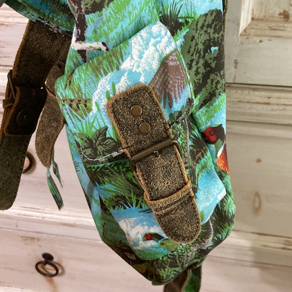 Vintage RARE Goorin Backpack Hunting Pattern 🚨 (upper/side zipper not operating - Picture 9 of 11